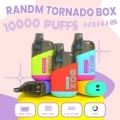 Randm Tornado Box 10000Puff Alkuperäinen täytettävät vape -kynät